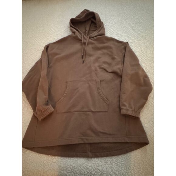 Icyzone Oversized Cozy Hooded Sweatshirt, S, Mocha Mousse. - Picture 1 of 5
